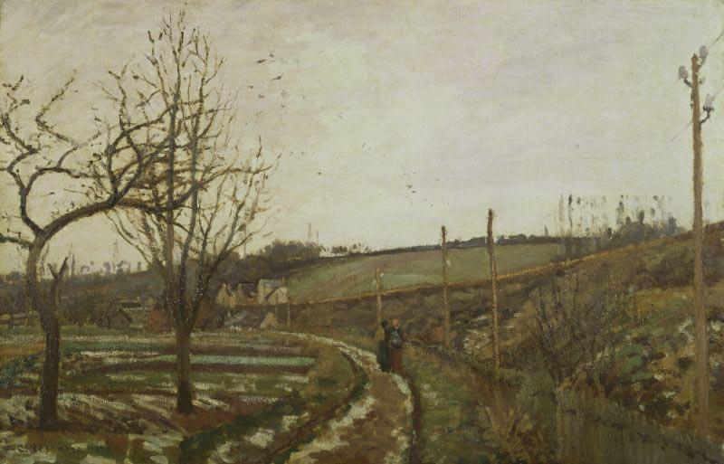 Camille Pissarro Winter Landscape Germany oil painting art